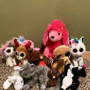 Mystery Ty Beanie Boo/ Beanie Baby Mystery Plushies Lot of 3: See Description
